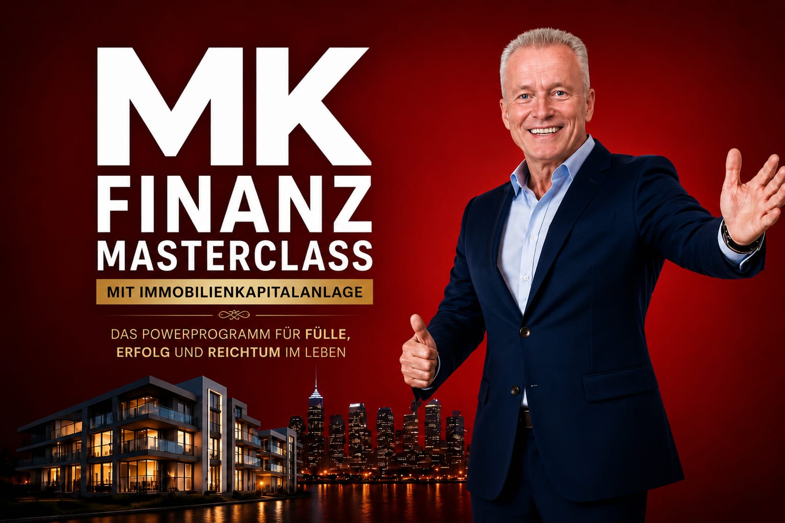 MK Finanz Masterclass mit Immobilienkapitalanlage – Powerprogramm für Fülle, Erfolg und Reichtum