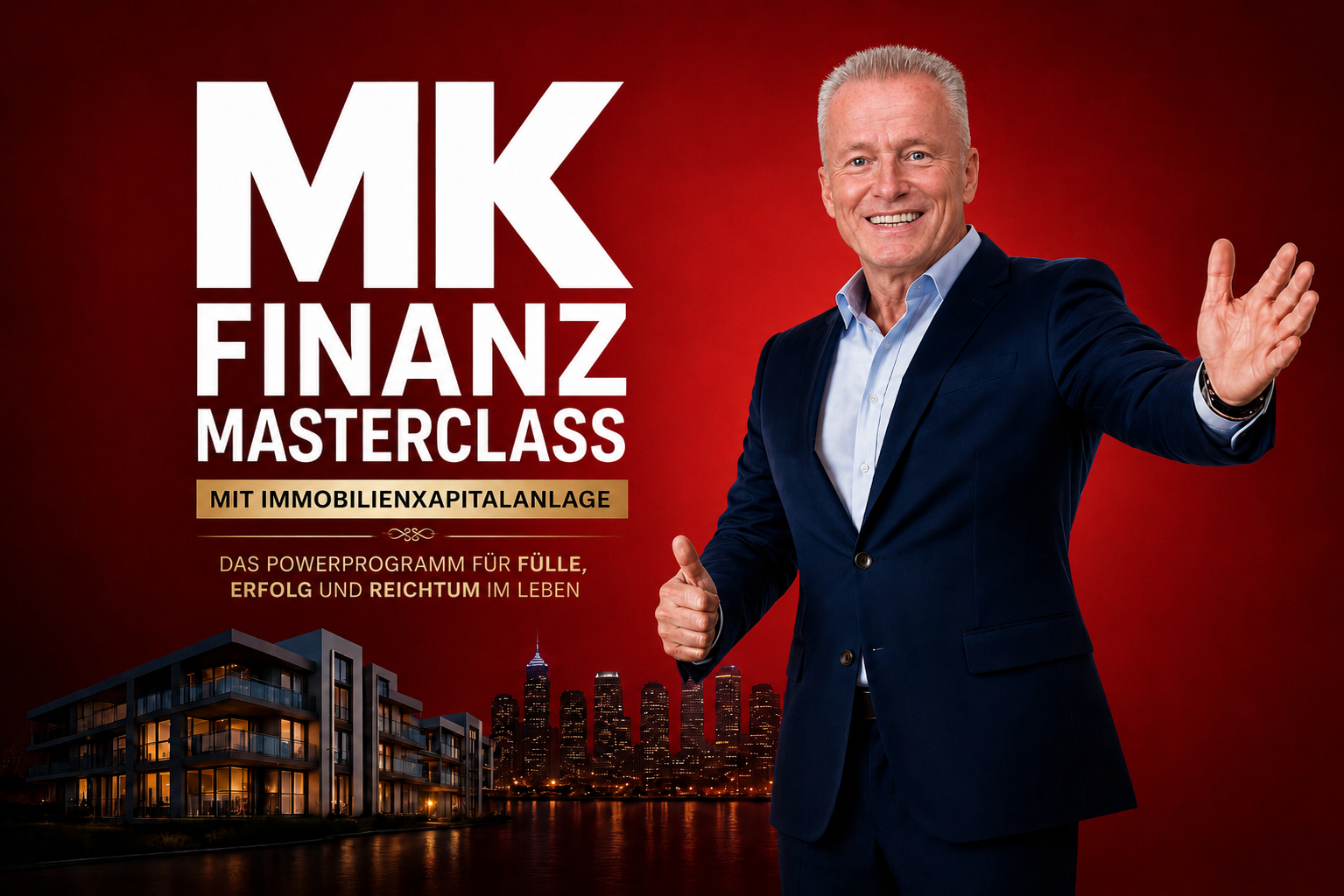 MK Finanz Masterclass mit Immobilienkapitalanlage – Powerprogramm für Fülle, Erfolg und Reichtum