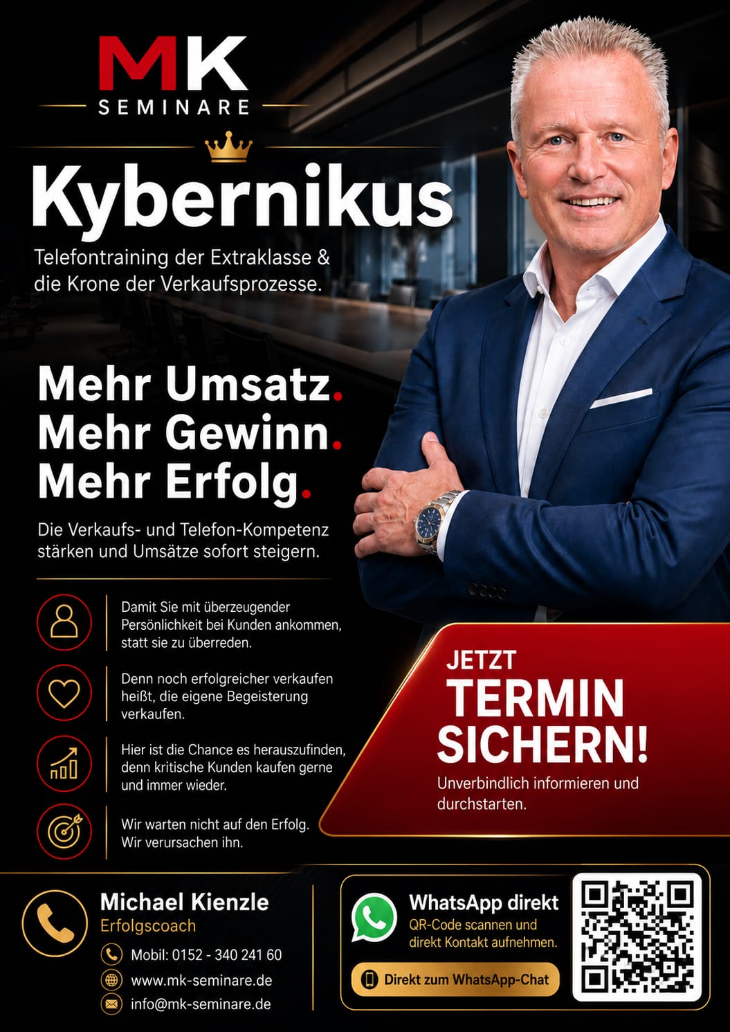 Kybernikus – Telefontraining mit Michael Kienzle