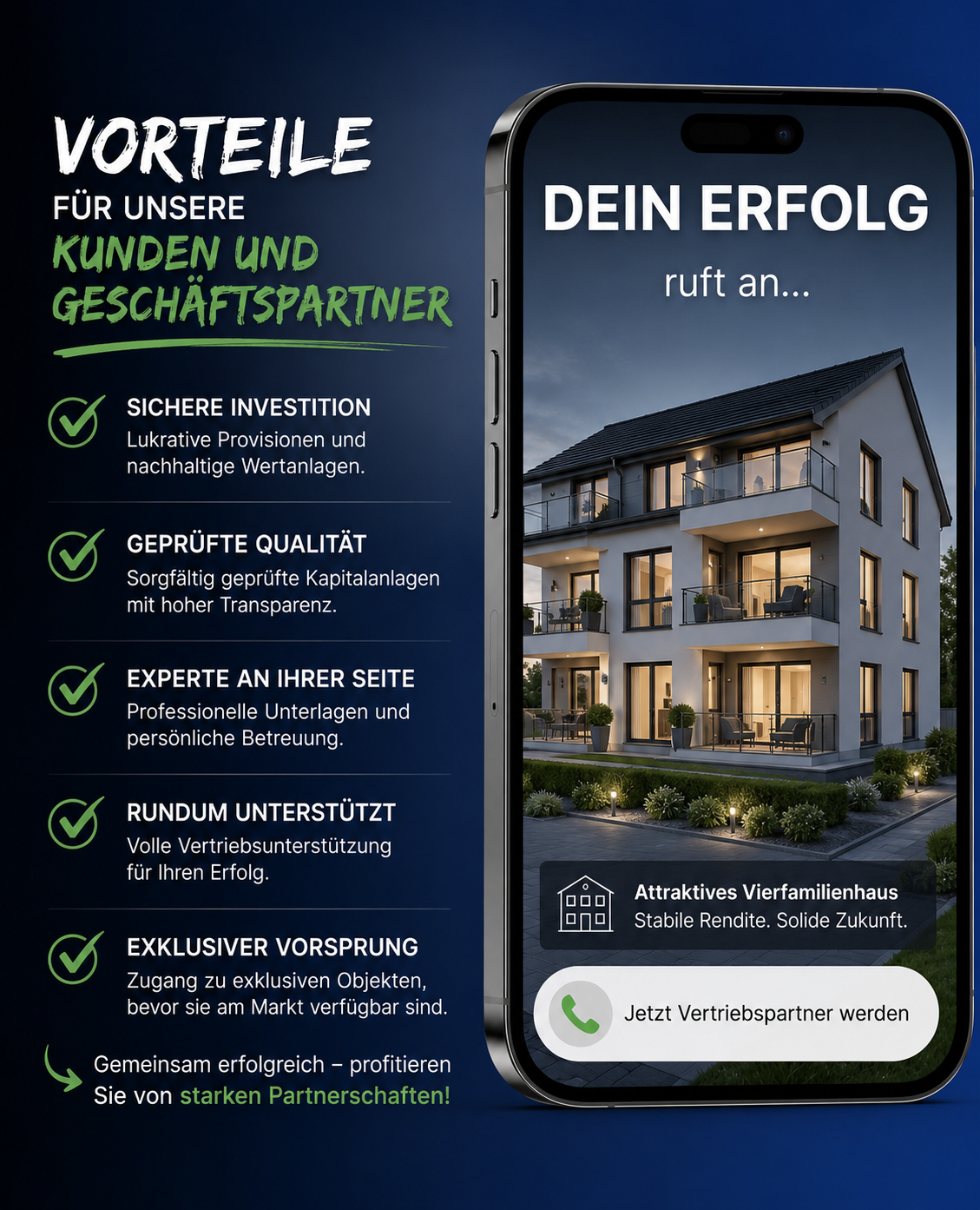 Vorteile für Kunden und Geschäftspartner der MK-IMMOGROUP