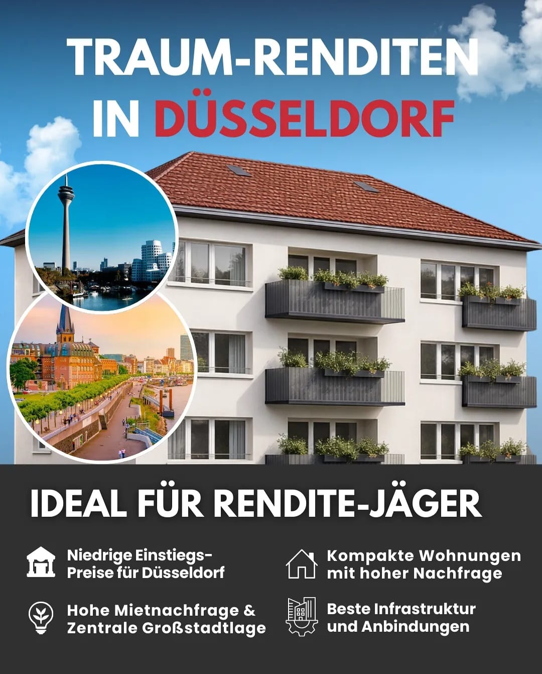 Düsseldorf – Traum-Renditen in zentraler Großstadtlage